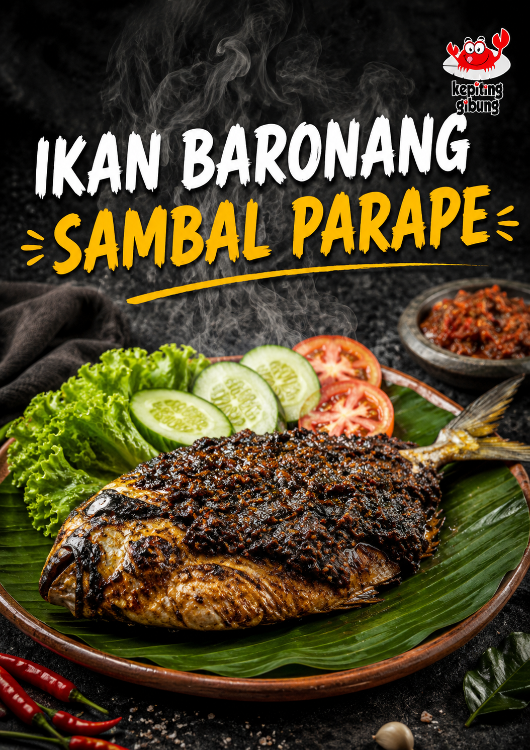 Ikan Baronang Sambal Parape